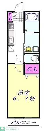アンジュ桜木の物件間取画像